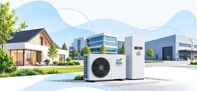 Solutions de chauffage IREN Énergie pour maisons, bâtiments professionnels et collectivités